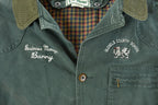 Vintage 1990s L.L. Bean Plaid Lined Barn Chore Jacket Men's XL / Workwear / Streetwear / Barn Coat / 90s LL Bean