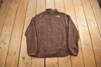Vintage 1990s The North Face Brown Fur Fleece Jacket