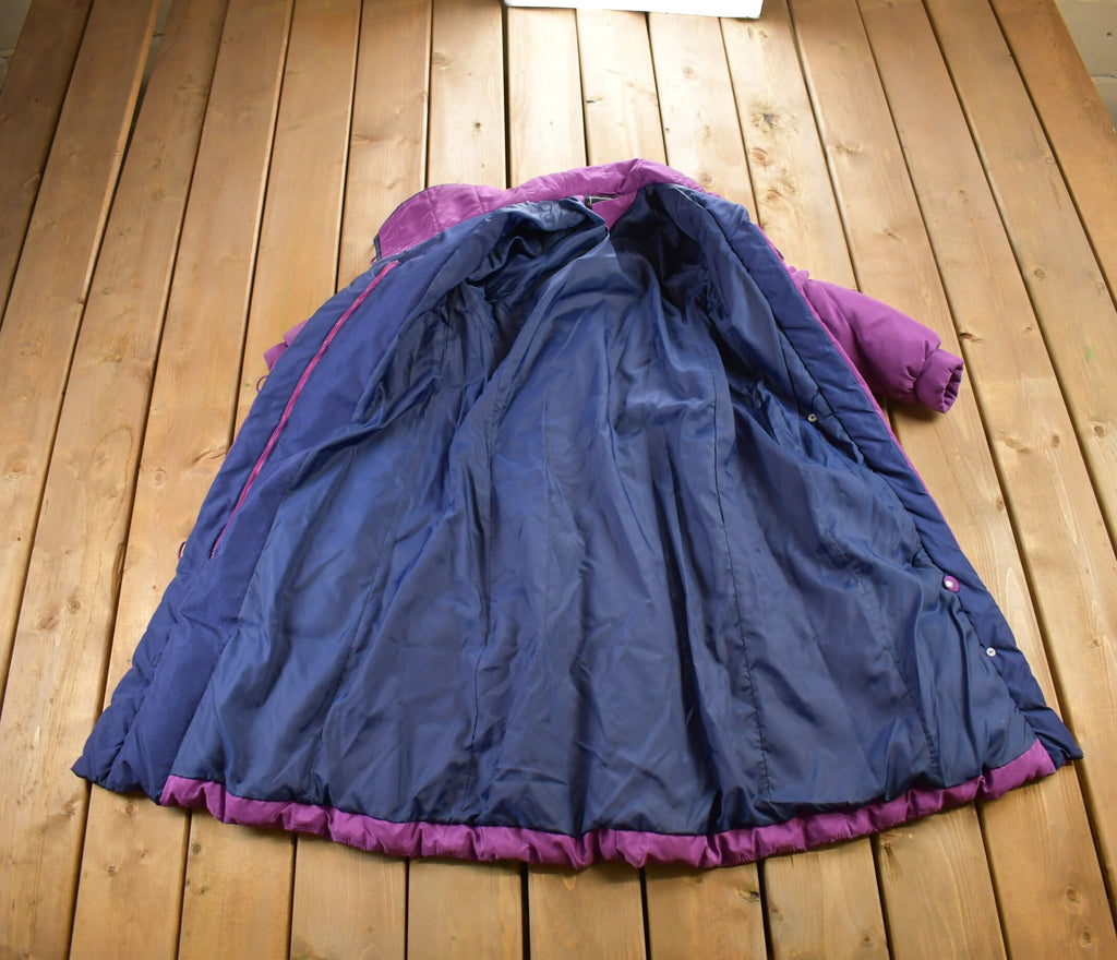 Vintage 1980s Gallery Purple Women's Puffer Jacket
