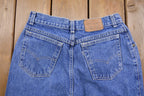 Vintage 1990s Levi's Pleated Jeans White Tab Jeans Size 26 x 28