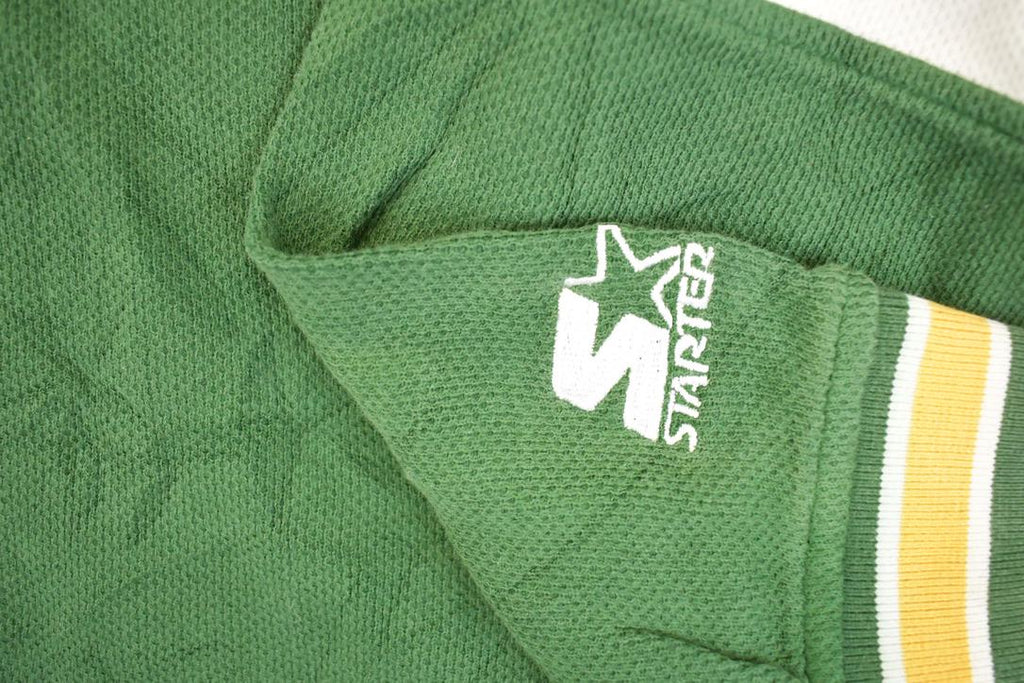 Vintage 1990s Green Bay Packers Starter Pro Line Quarter Button NFL Crewneck Sweatshirt Mens XL