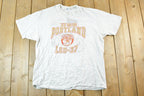 Vintage 1990s USS Portland Souvenir T-Shirt Mens L
