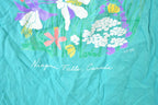 Vintage 1990s Niagara Falls Canada Floral Print Souvenir T-Shirt Men's L