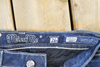 Vintage Y2K Miss Me Bedazzled Low Rise Jeans Size 26x31