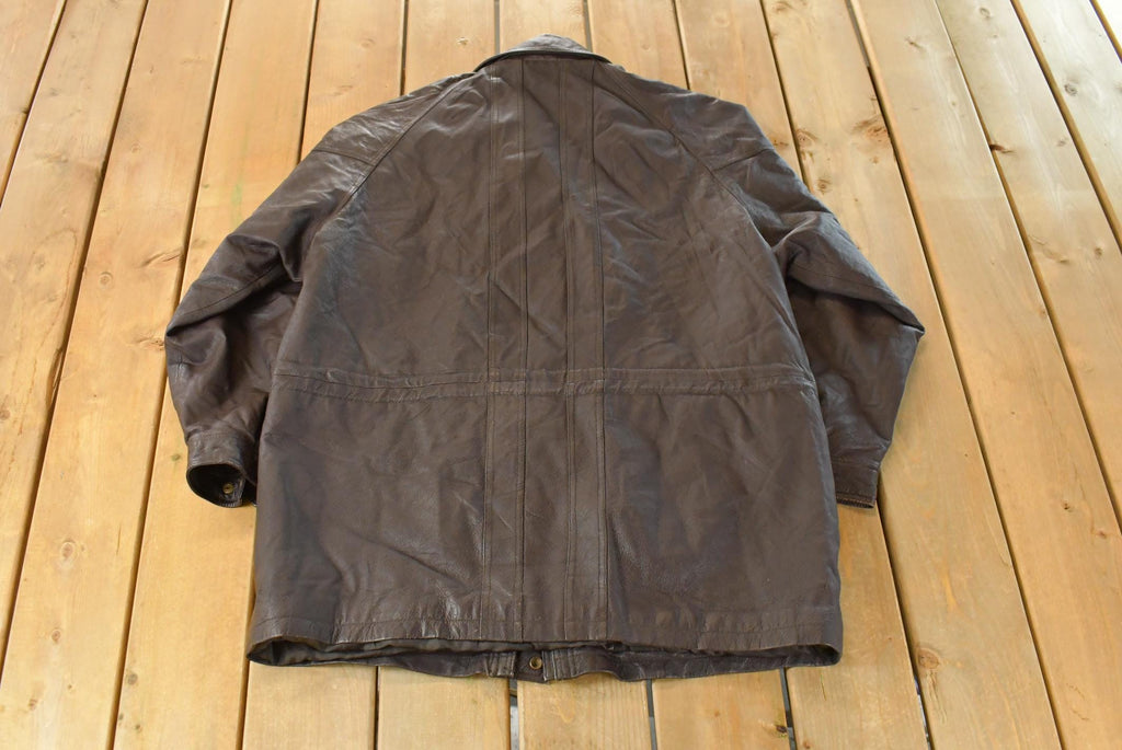 Vintage 2000s Antonio Giovanni Leather Jacket Men's Large