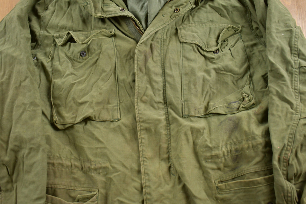Vintage 1980s Military Field Jacket