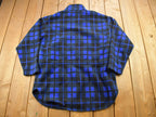 Vintage 1990s Plaid Fleece Quarter Zip Sweater