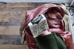 Vintage 1960s Fur Collared Suede Leather Full Length Jacket