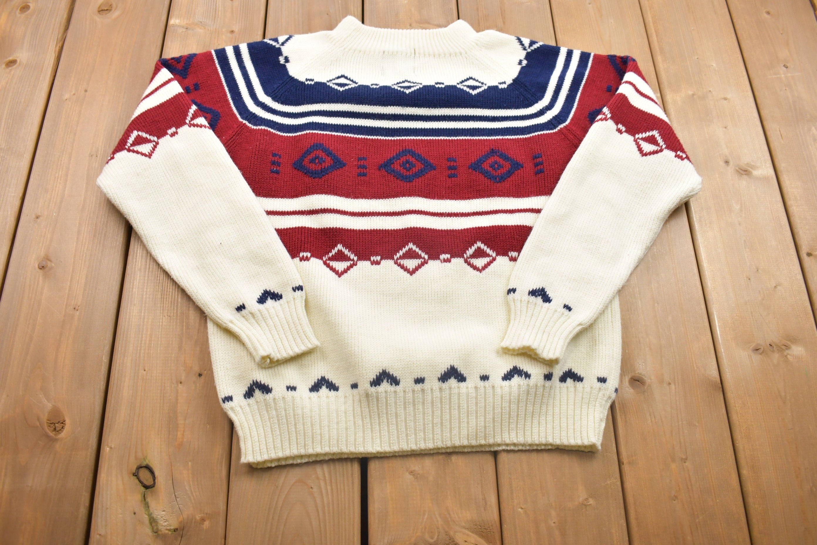 Vintage 1970s J.C Penney Knitted Crewneck Sweater