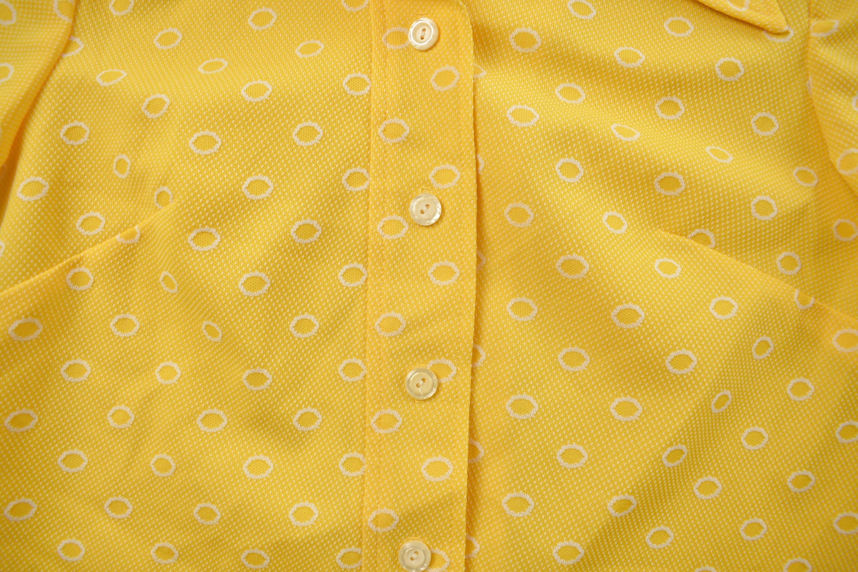 Vintage 1990s Marty Gutmack Dotted Button Up Shirt