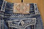 Vintage Deadstock Y2K Miss Me Bedazzled Low Rise Jeans Women's Size 26x31