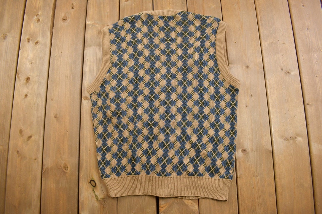 Vintage 1980s Pacific Winds Knitted Sweater Vest