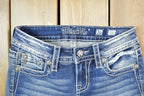 Vintage Y2K Miss Me Bedazzled Low Rise Jeans Size 26x31