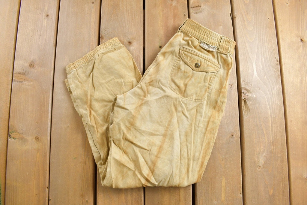 Vintage 1990s Bugle Boy Distressed Pants Size 29 x 25.5