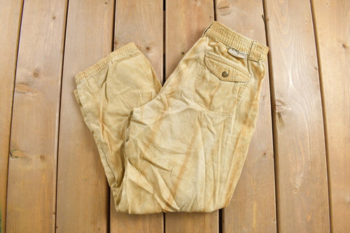 Vintage 1990s Bugle Boy Distressed Pants Size 29 x 25.5 / American Vintage / Streetwear / Vintage Pants