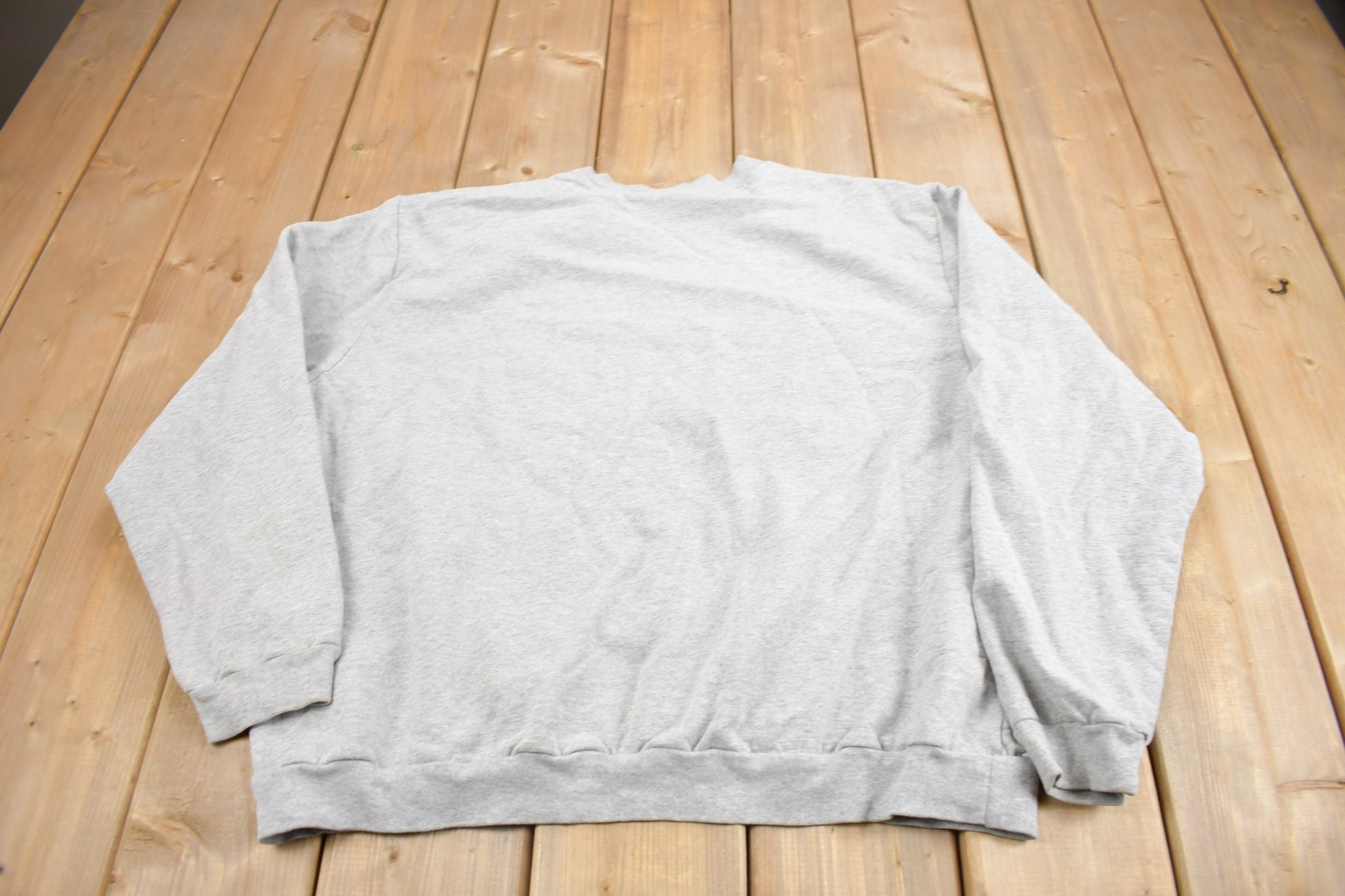 Vintage 1990s Blank Grey Crewneck Sweatshirt