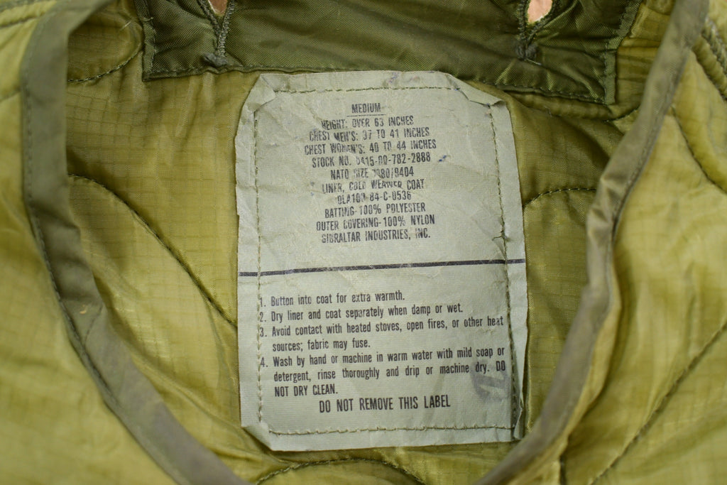 Vintage 2000s Military M65 Liner Jacket