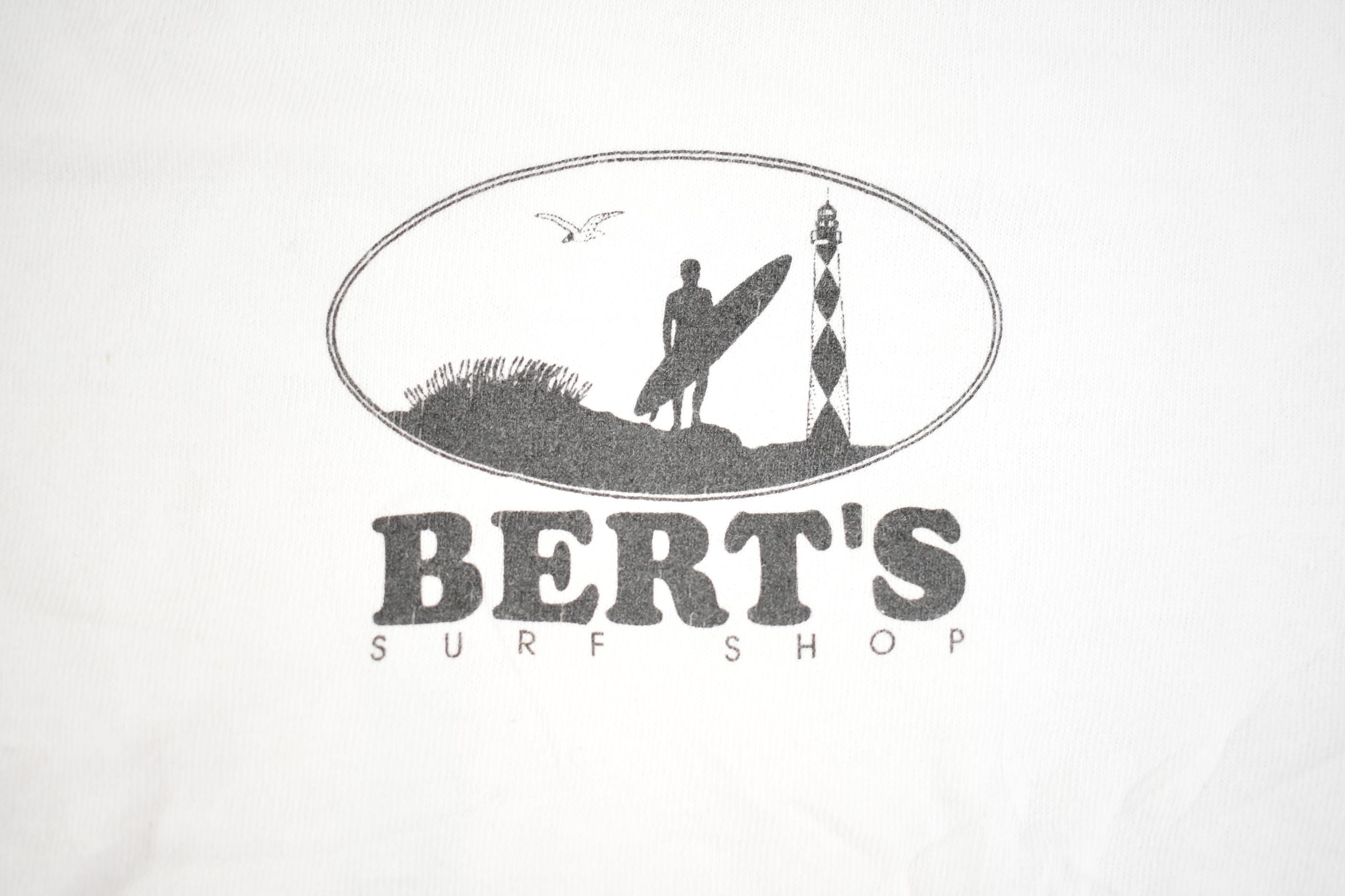 Vintage 1990s Bert's Surf Shop Graphic T-Shirt