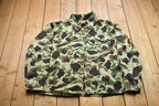 Vintage 1990s Ideal Hunting Camo Collared Zip Up