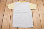 Vintage 1980s Striped Sleeves T Shirt