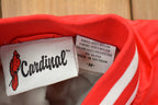 Vintage 1990s Cardinal Frat Satin Bomber Jacket