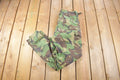 Vintage 1980s Army Woodland Military Camouflage Cargo Pants Size 31 x 30