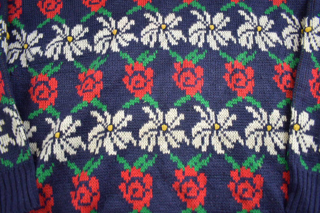 Vintage 1990s Janda Holiday Knit Crewneck Sweater
