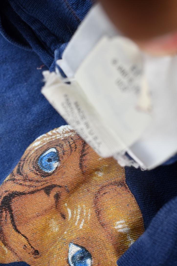 Vintage 1999 E.T. Universal Studios Promo T-shirt