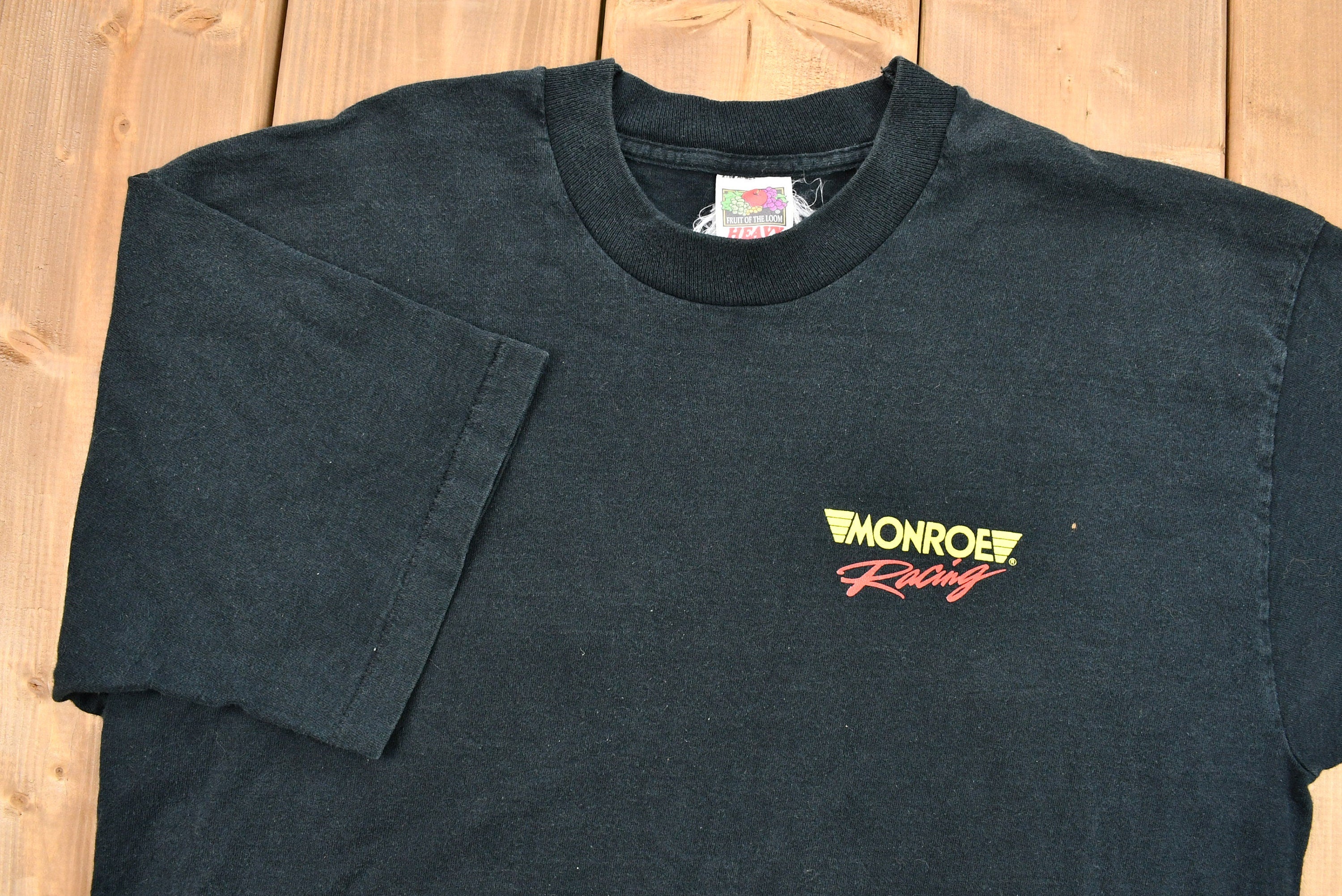 Vintage 1990s Monroe Racing Graphic T-Shirt