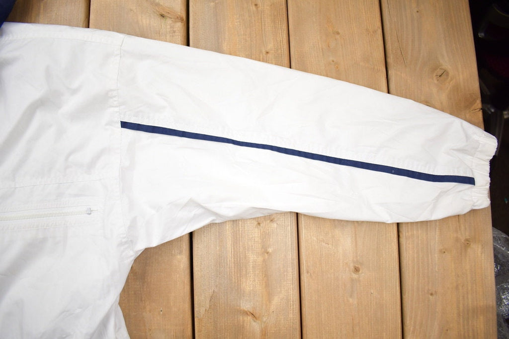 Vintage 1990s London Fog White Windbreaker Jacket