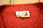 Vintage 1980s Lobo By Pendleton 100% Virgin Wool Knitted Crewneck Sweater