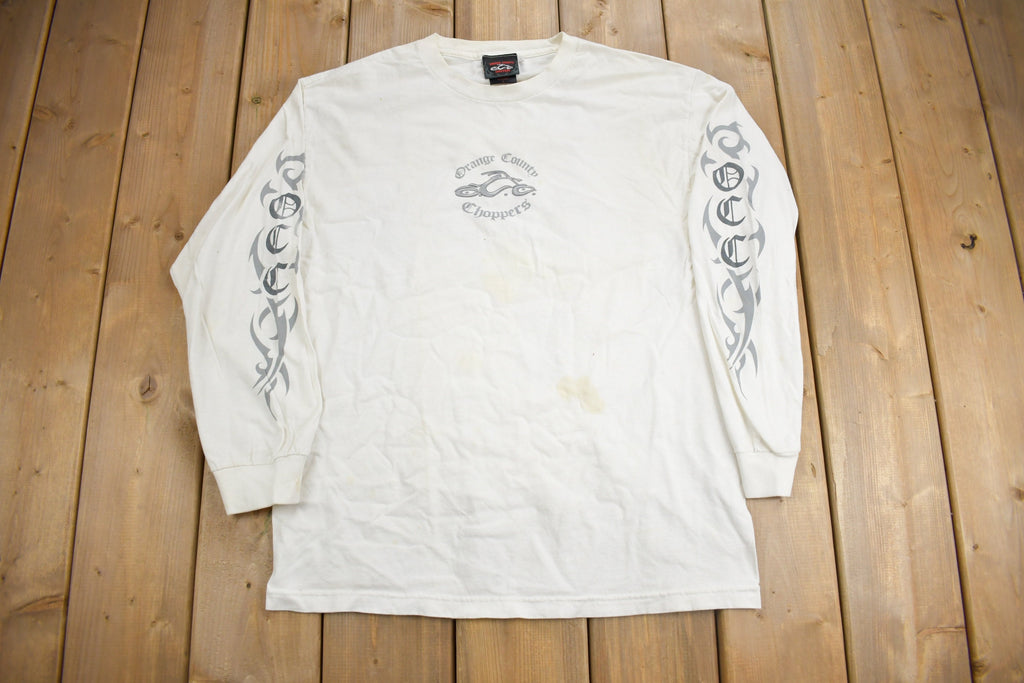 Vintage 2001 Orange County Choppers Long Sleeve Graphic T-Shirt