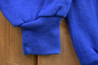Vintage 1990s Jerzees Blank Blue Crewneck Sweatshirt
