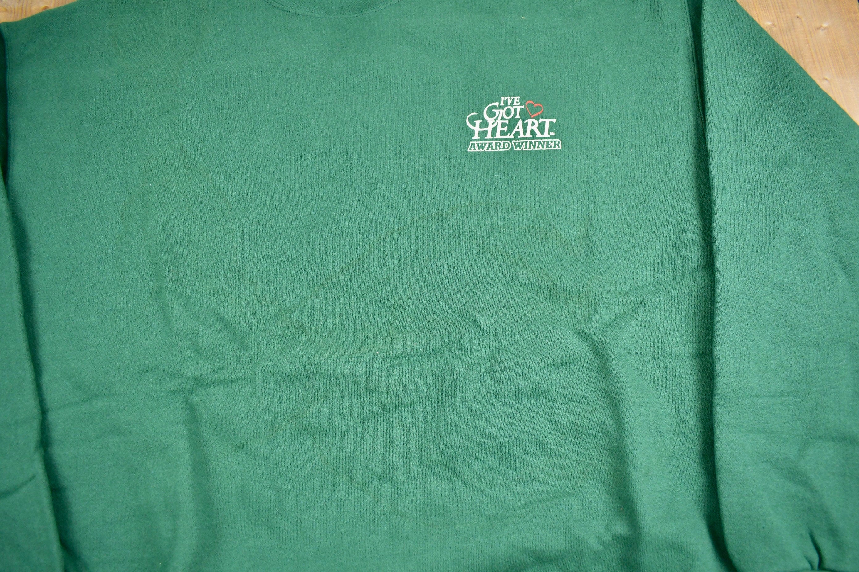 Vintage 1990s I Got Heart Award Winner Graphic Crewneck Sweatshirt