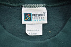 Vintage 1990s Pro Spirit Blank Green Crewneck Sweatshirt