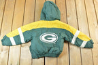 Vintage 1990s Youth Green Bay Packers Pullover NFL Football Jacket