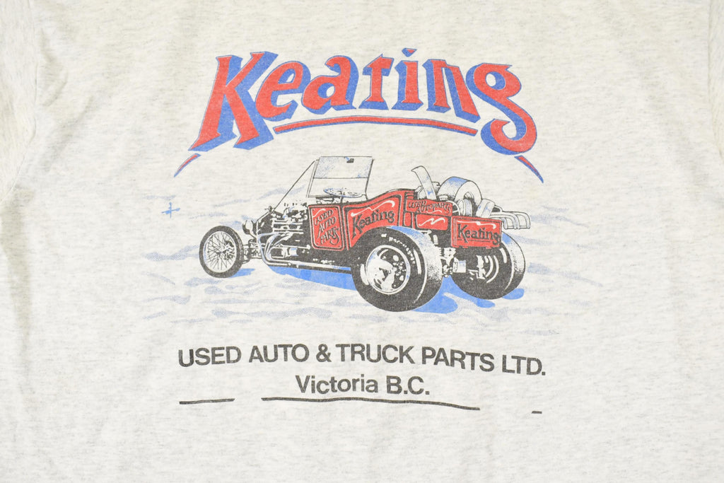 Vintage 1990s Keating Truck Parts Souvenir Travel T-Shirt Men's L