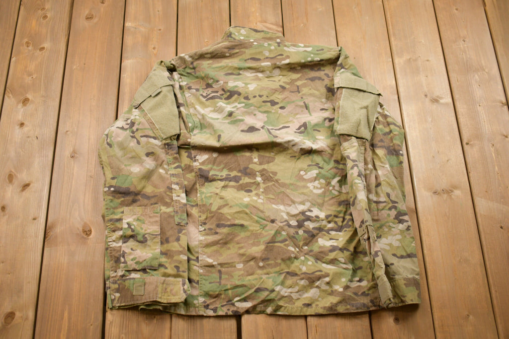 Vintage 2001 Military Camo Field Jacket