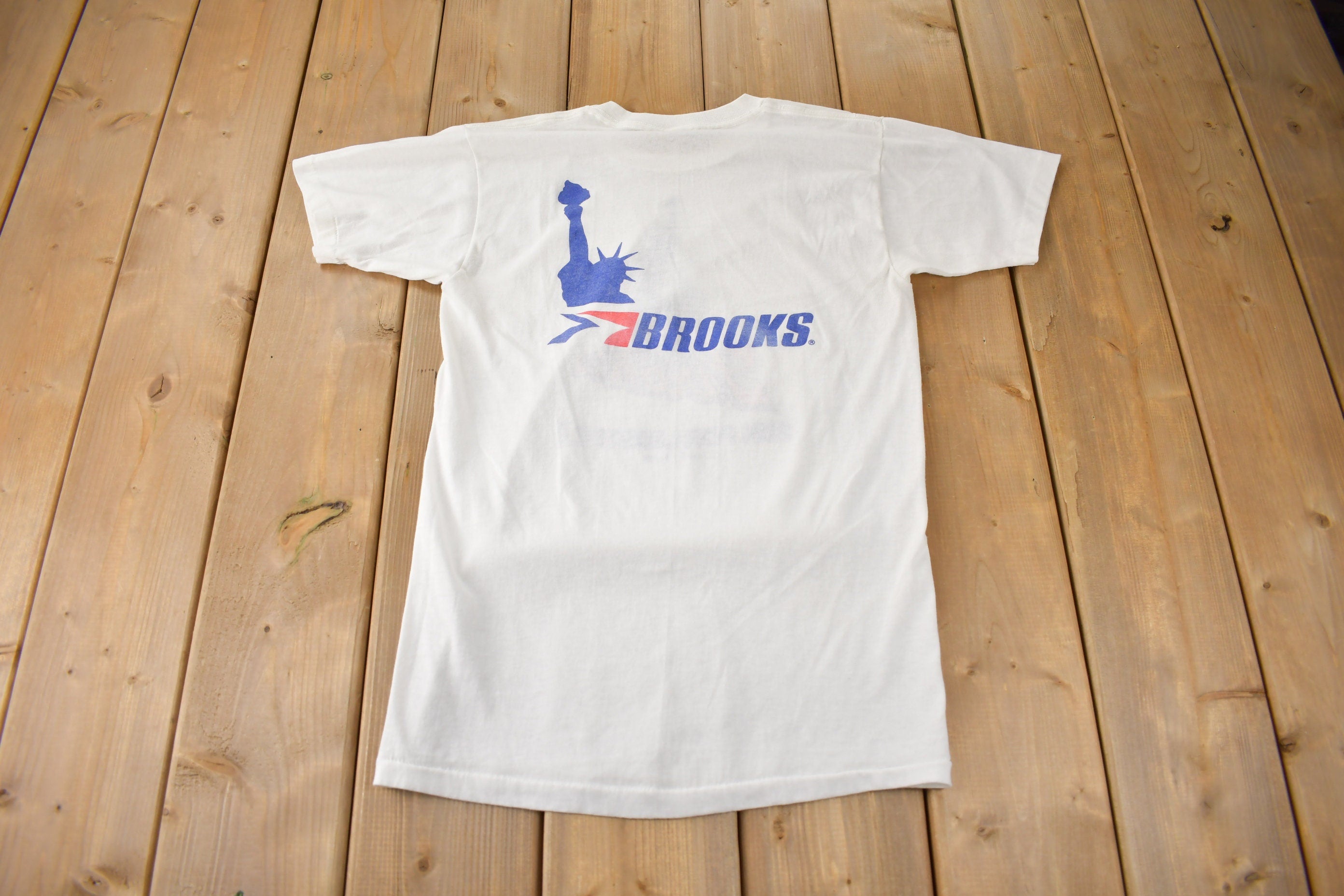Vintage 1984 Strohs Run For Liberty Single Stitch Graphic T Shirt Made In USA