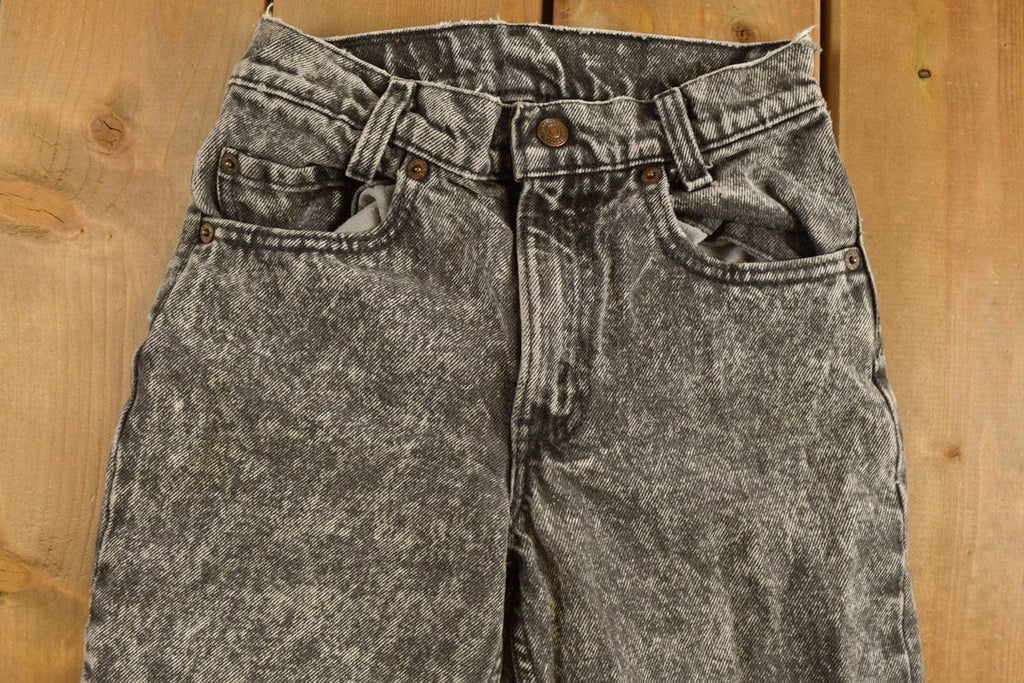 Vintage 1990s Youth Levi's 505 Acid Wash Red Tab Jeans Size 23 x 25.5