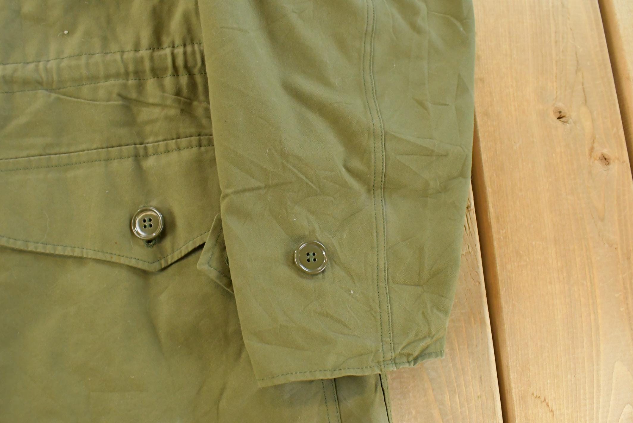 Vintage 1960s M-51 Military Parka Field Jacket Men's L