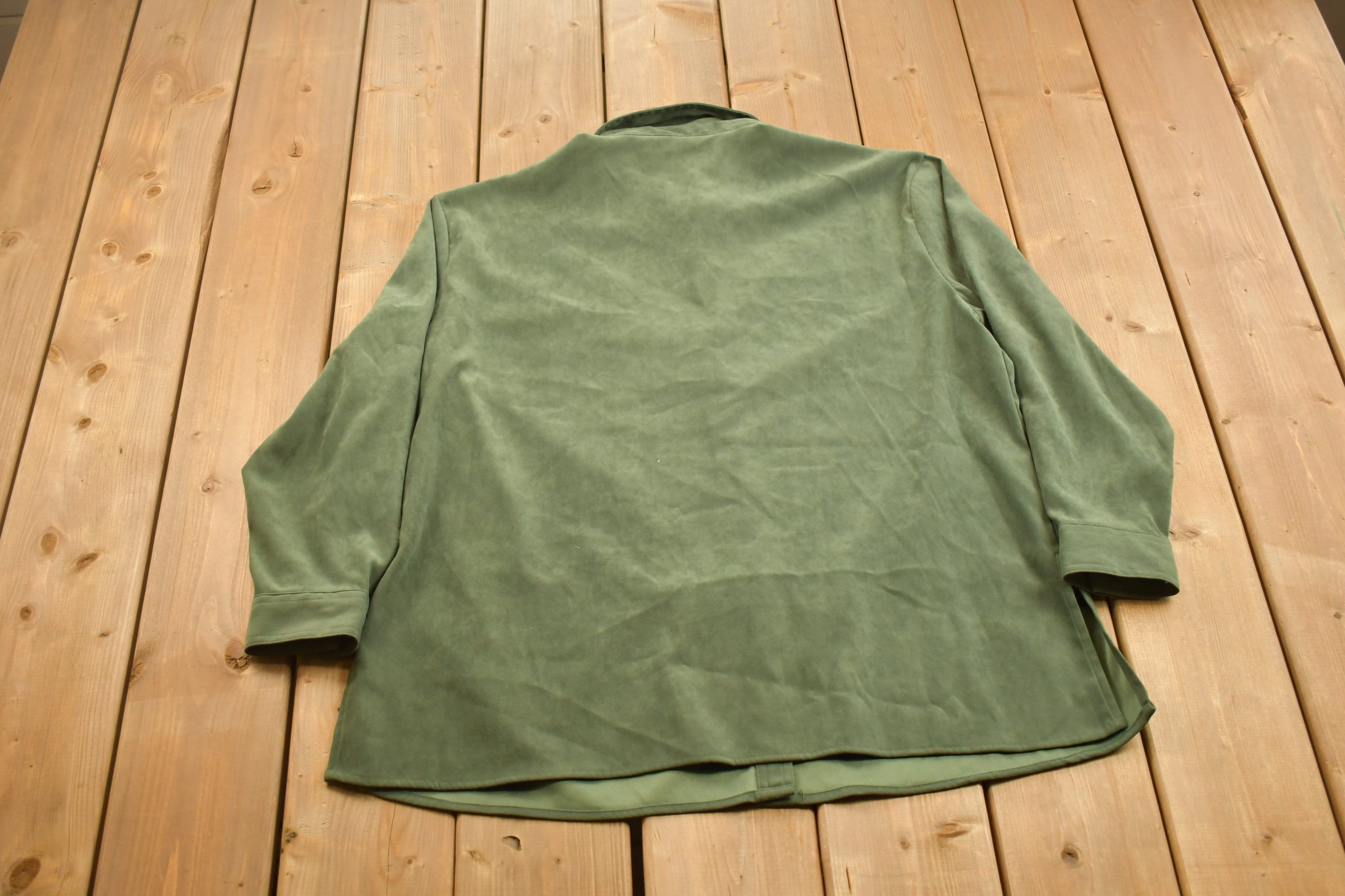 Vintage 1990s Apparenza Stretch Blank Button Up Shirt