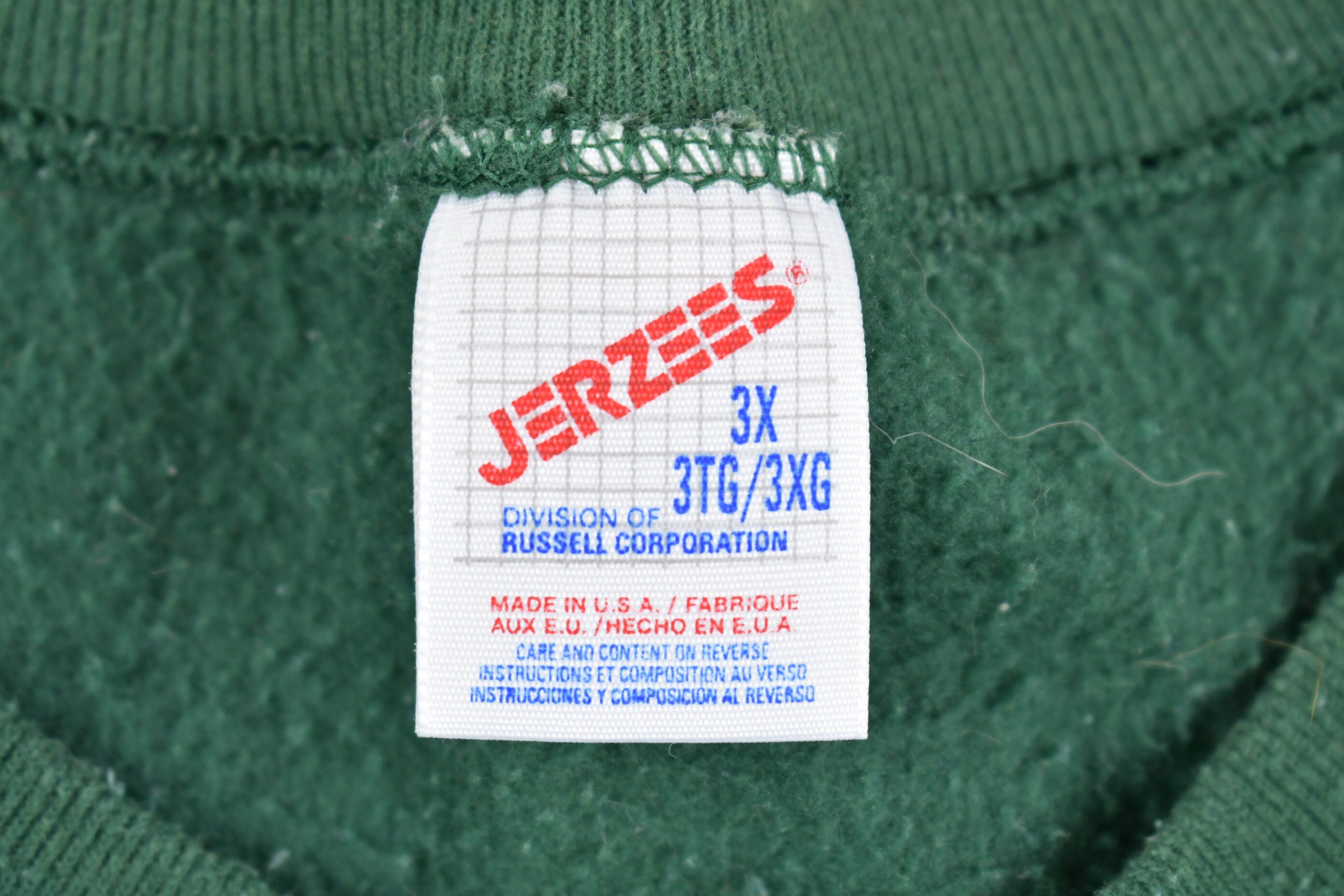 Vintage 1990s Forest Green Blank Crewneck Sweatshirt