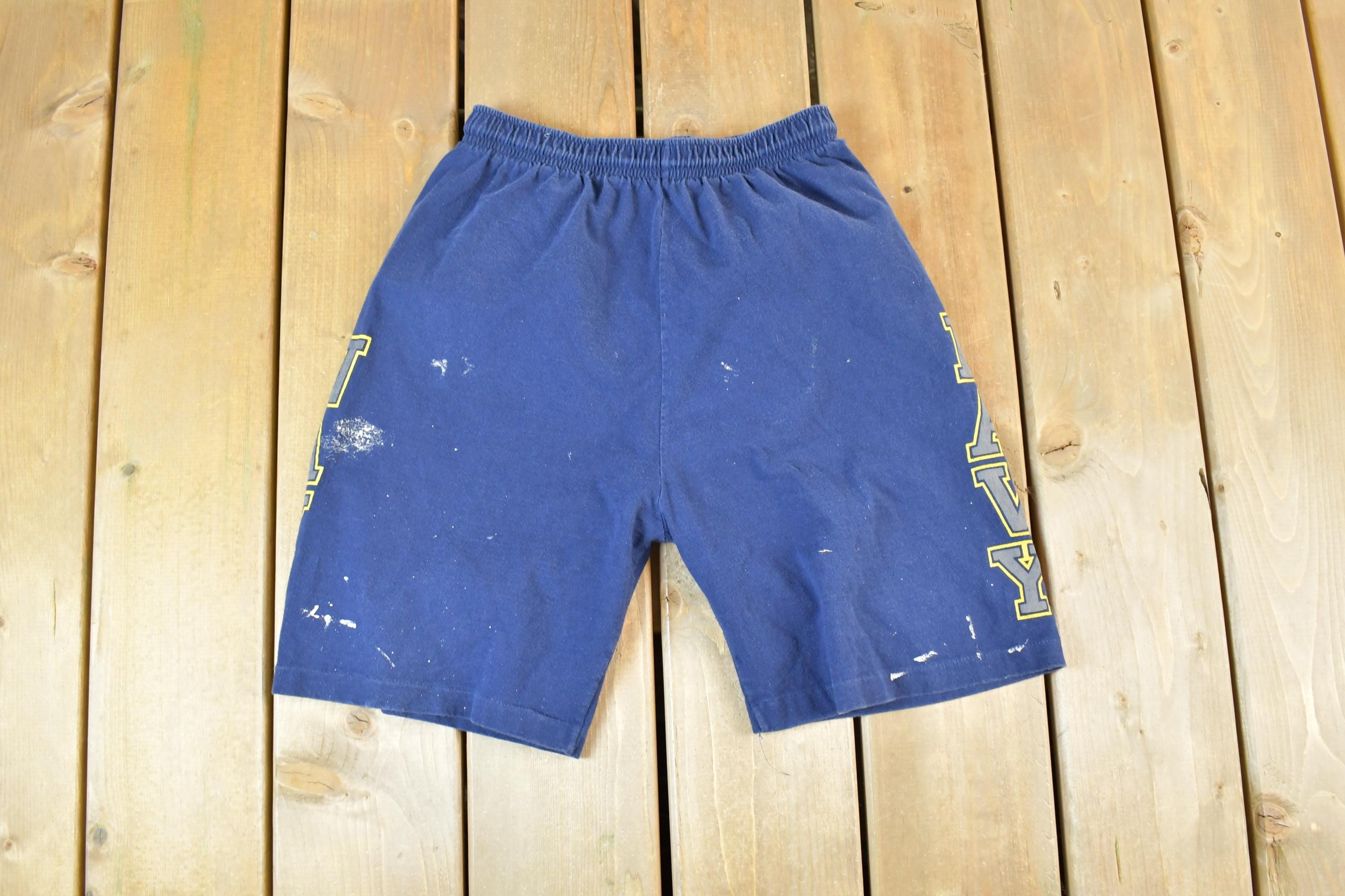 Vintage 1990s Cecil B Design Navy Army Shorts Size 24 x 9