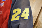 Vintage 1990s Chase Authentics Suede Dupont Nascar Racing Jacket