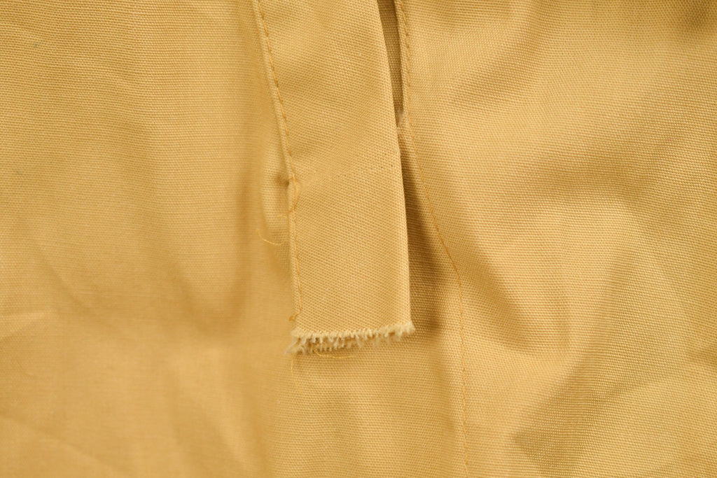 Vintage 1980s Sportswear Blank Beige Windbreaker Jacket