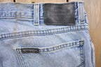 Vintage 1990's Harley Davidson Light Wash Blue Jeans 36 x 31