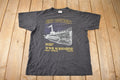 Vintage 1990s USS Bowfin SS287 WWII Submarine Single Stitch Graphic T Shirt Made In USA
