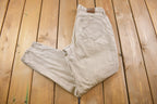 Vintage 1980's Lee Riveted Beige Jeans