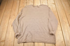 Vintage 1980s V-Neck Yarn Knit Sweater
